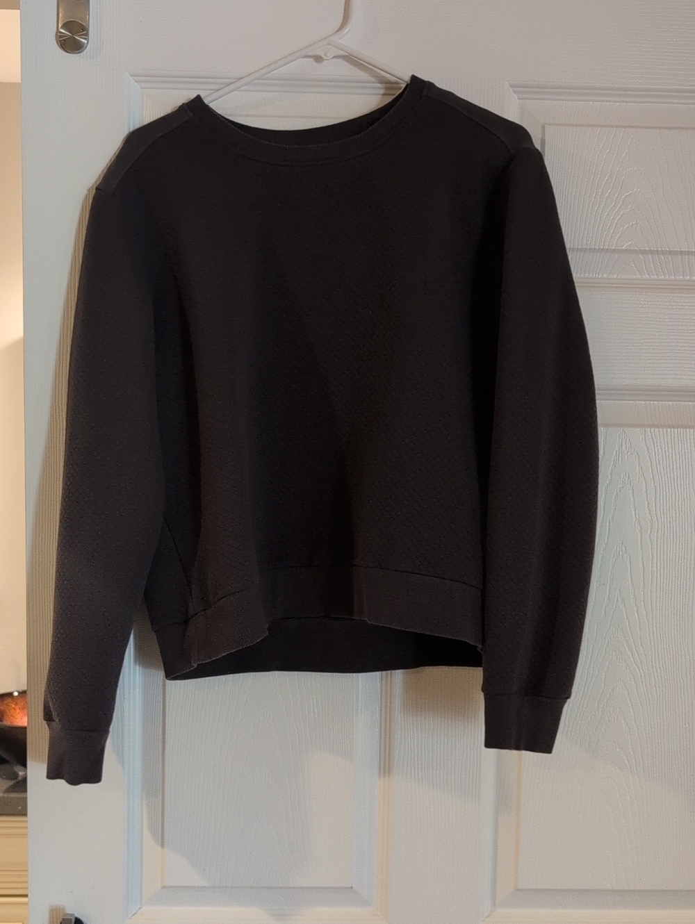 Born Primitive Charcoal Waffle/Quilted Crewneck Sweater